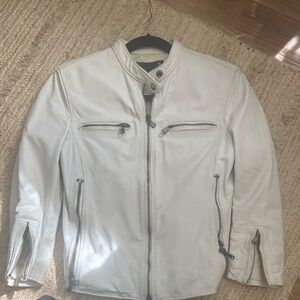 R13 Off-White Biker Jacket